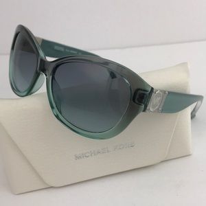 Michael Kors Cateye Teal Green Large Plastic